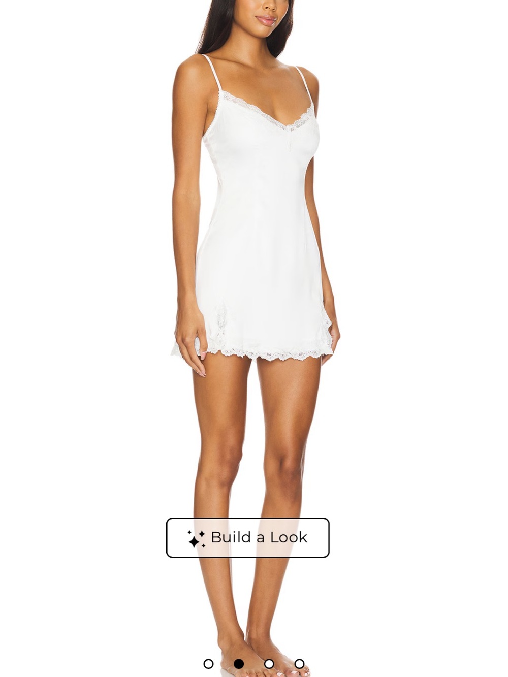 Lovers + Friends x Maggie MacDonald Cassandra Slip in White